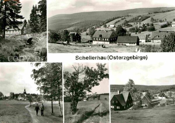 Schellerhau Teilansichten Wandern