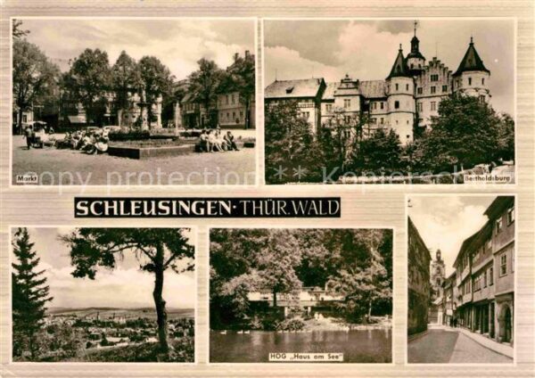Schleusingen Markt Bertholdsburg HOG Haus am See Ges
