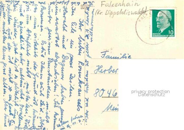 Falkenhain Altenberg Erzgebirge Uferpartie am Fluss – Bild 2