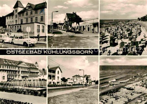 Kuehlungsborn Ostseebad FDGB Erholungsheime Maxim Gorki Strasse