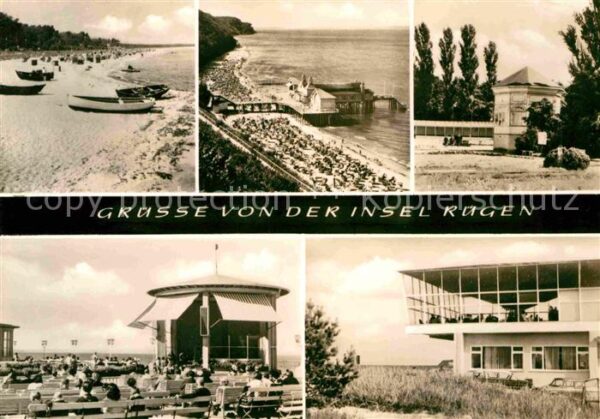 Insel Ruegen Thiessow Sellin Göhren Binz Baabe Stran