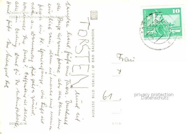 Tabarz FDGB Erholungsheim Theo Neubauer – Bild 2