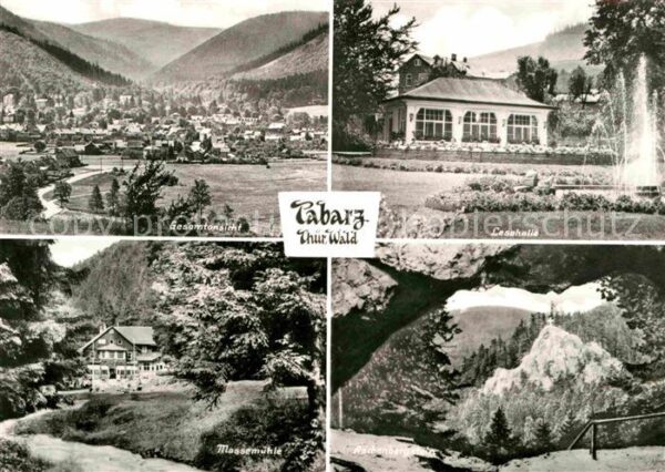 Tabarz Gesamtansicht Massemühle Waldcafe Leseh