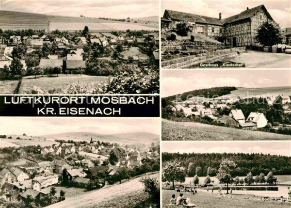Mosbach Thueringen Teilansichten Gasthaus Klosterhof Bades