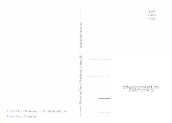 Lindau Bodensee St Stephanskirche Innenansicht – Bild 2