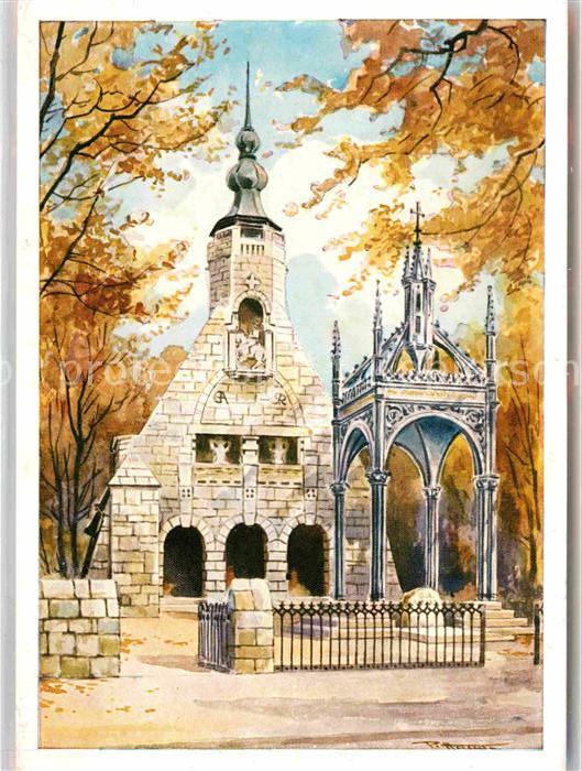 Luetzen Gustav Adolf Denkmal und Gedächtniskape