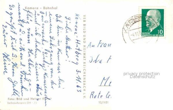 Kamenz Sachsen Bahnhof – Bild 2