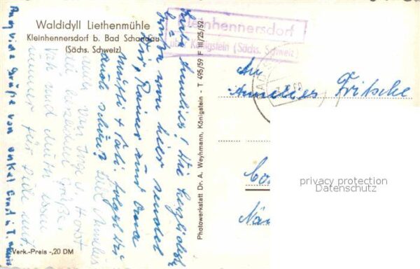 Kleinhennersdorf Waldidyll Liethenmühle – Bild 2