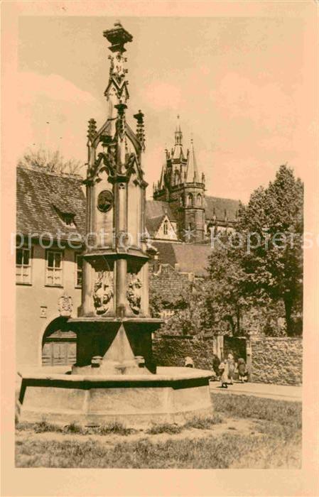 Erfurt Hermannsplatz Brunnen Dom
