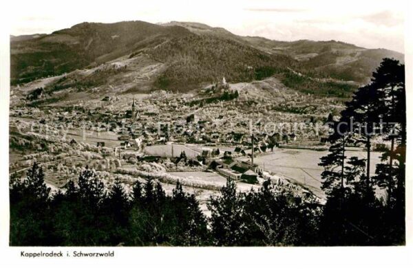 Kappelrodeck Panorama Schwarzwald