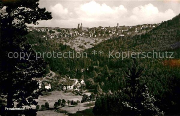 Freudenstadt Panorama Höhenluftkurort Schwarzwald
