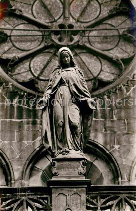 Freiburg Breisgau Madonna auf der Renaissance Vorhalle Mü