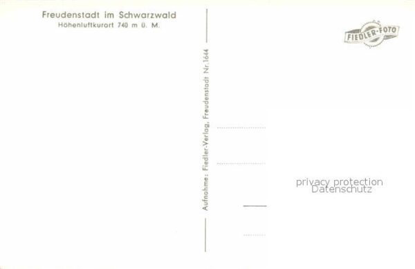 Freudenstadt Panorama Höhenluftkurort Schwarzwald – Bild 2