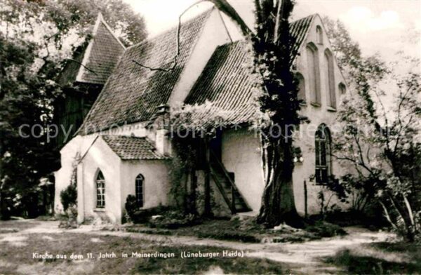 Meinerdingen Kirche 11. Jhdt. Lüneburger Heide
