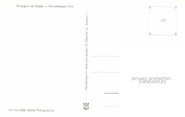 Wangen Allgaeu Ravensburger Tor Brunnen – Bild 2
