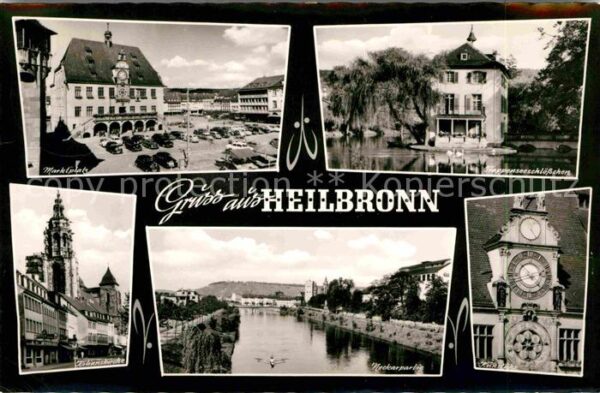 Heilbronn Neckar Marktplatz Trappenseeschlösschen Kunstu