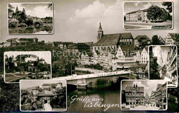 Tuebingen Teilansichten Universitätsstadt Neckar