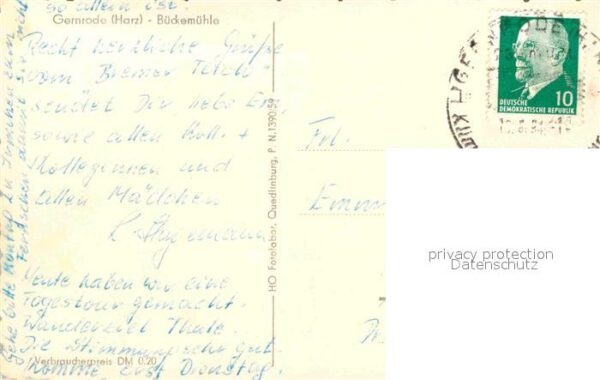 Gernrode Harz Bückemühle Schwanenteich – Bild 2