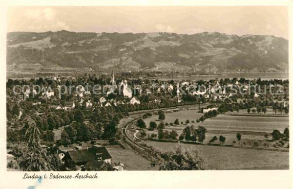 Aeschach Panorama mit Alpen