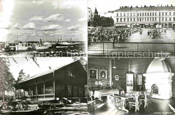 Kotka Hafen Markt Langinkoskis Hütte