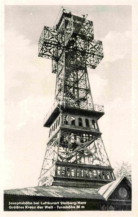 Stolberg Harz Josephshöhe Grösstes Kreuz der Welt