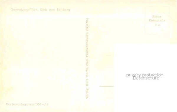 Sonneberg Thueringen Blick vom Eichberg – Bild 2