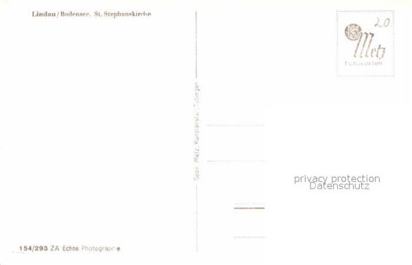 Lindau Bodensee St Stephanskirche Brunnen – Bild 2