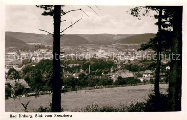 Bad Driburg Panorama Blick vom Kreuzberg