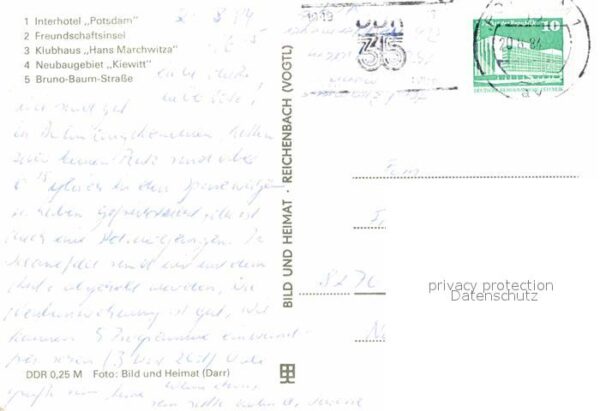 Potsdam Interhotel Potsdam Freundschaftsinsel K – Bild 2