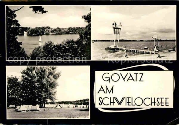 Goyatz Panorama Badestrand Wachturm Campingpla