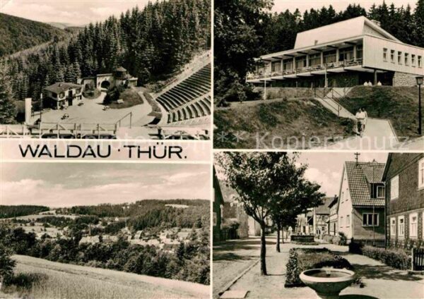 Waldau Thueringen Teilansichten Naturbühne Deutsch Sowjet