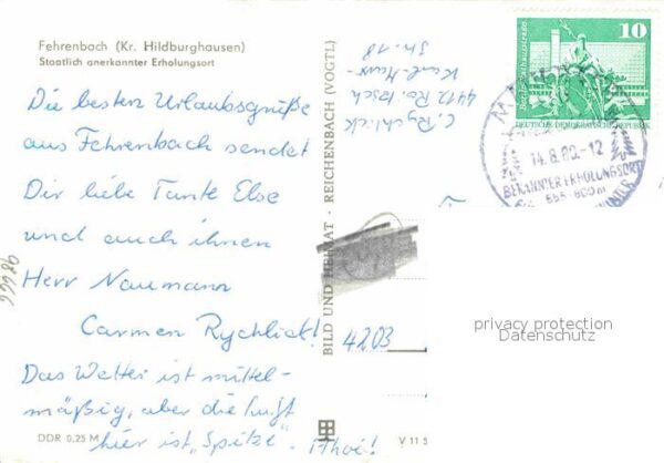 Fehrenbach Thueringer Wald Teilansichten Werraquelle – Bild 2