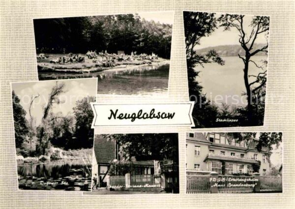 Neuglobsow Badestrand Stechlinsee Dagower See Theo
