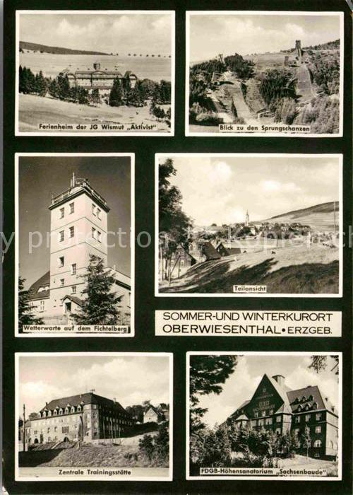 Oberwiesenthal Erzgebirge Ferienheim IG Wismut Aktivist Sprungsch