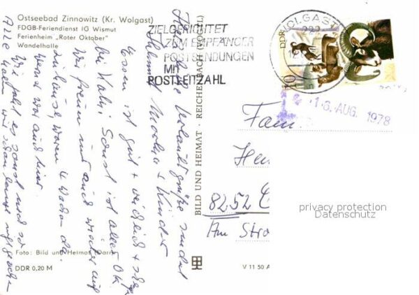Zinnowitz Ostseebad FDGB Feriendienst IG Wismut Ferienheim – Bild 2