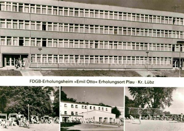 Plau See FDGB Erholungsheim Emil Otto Strand Bea