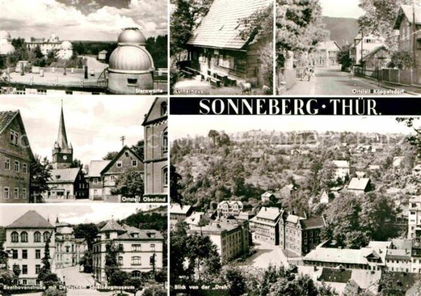 Sonneberg Thueringen Sternwarte Lutherhaus Beethovenstrasse