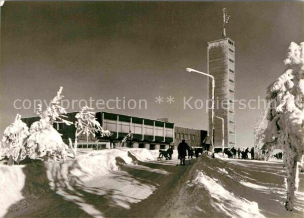 Oberwiesenthal Erzgebirge HO Gaststätte Fichtelberghaus Wetterwar