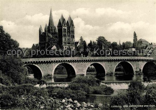 Limburg Lahn Alte Lahnbrücke Dom