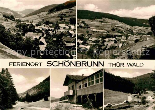 Schoenbrunn Schleusegrund Panorama Berghütte