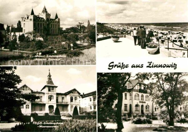 Zinnowitz Ostseebad IG Wismut Erholungsheim Klement Gottwal