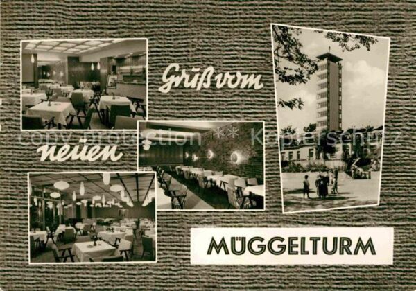 Berlin Müggelturm Restaurant Hauptstadt der DD