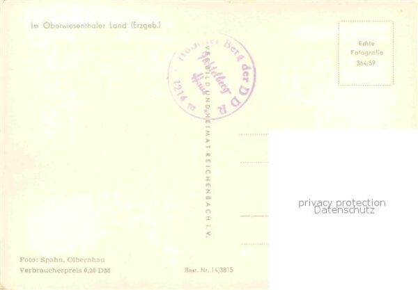 Oberwiesenthal Erzgebirge Panorama Oberwiesenthaler Land Ruhebank – Bild 2