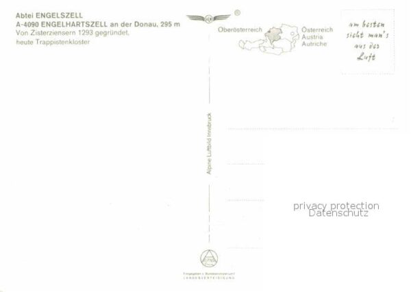Engelhartszell Donau Oberoesterreich Abtei Engelszell Fliegeraufnahme – Bild 2