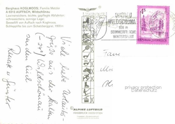 Auffach Hohlriederalm Schatzberg Berghaus Koglm – Bild 2