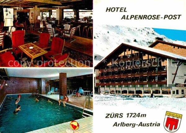 Zuers Arlberg Hotel Alpenrose Post Restaurant Hallenb