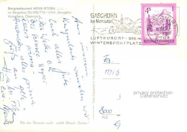 Gaschurn Vorarlberg Bergrestaurant Nova Stoba Skigebiet Sil – Bild 2