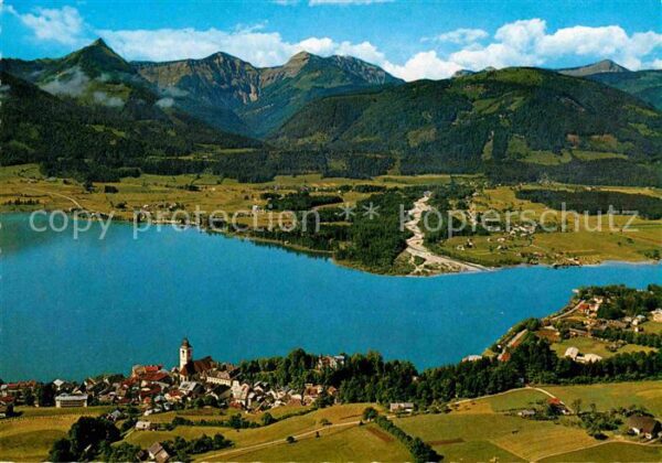 St Wolfgang Wolfgangsee mit Zinkenbach Alpenpanorama Fliegerauf