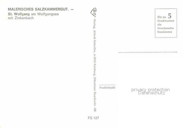 St Wolfgang Wolfgangsee mit Zinkenbach Alpenpanorama Fliegerauf – Bild 2