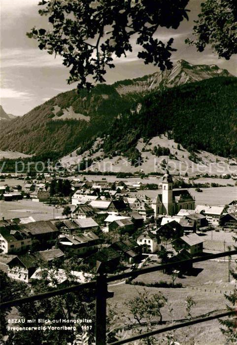 Bezau Vorarlberg mit Blick auf Hangspitze Bregenzerwald